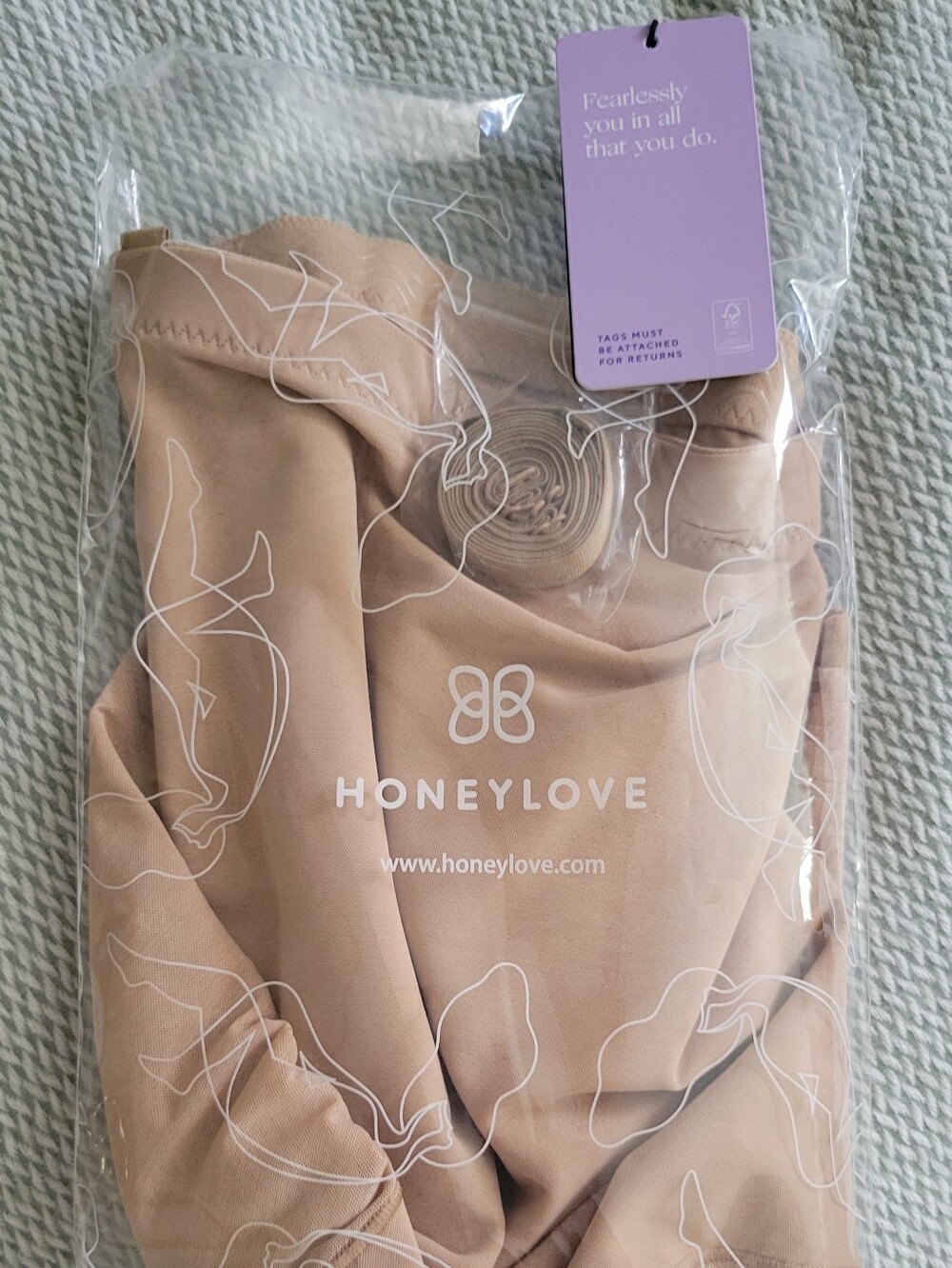 Honeylove Beige Nude Shapewear Bodysuit